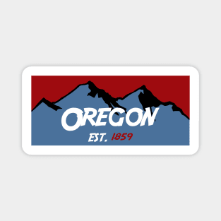 Oregon Mountains Sticker